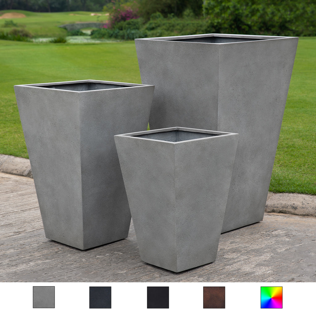 gray plant pots Devon Planter