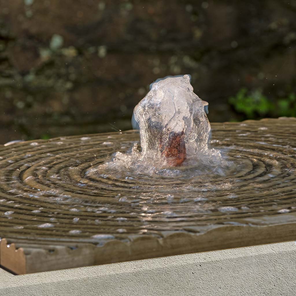 Buddha Head Stone Fountain – C5752 – Garden Sculptures & Statues