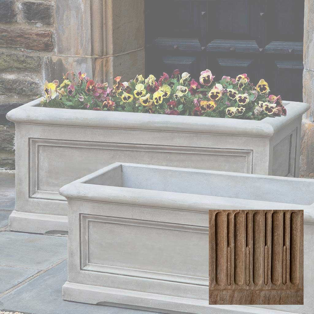 stone window box planters Orleans Window Box