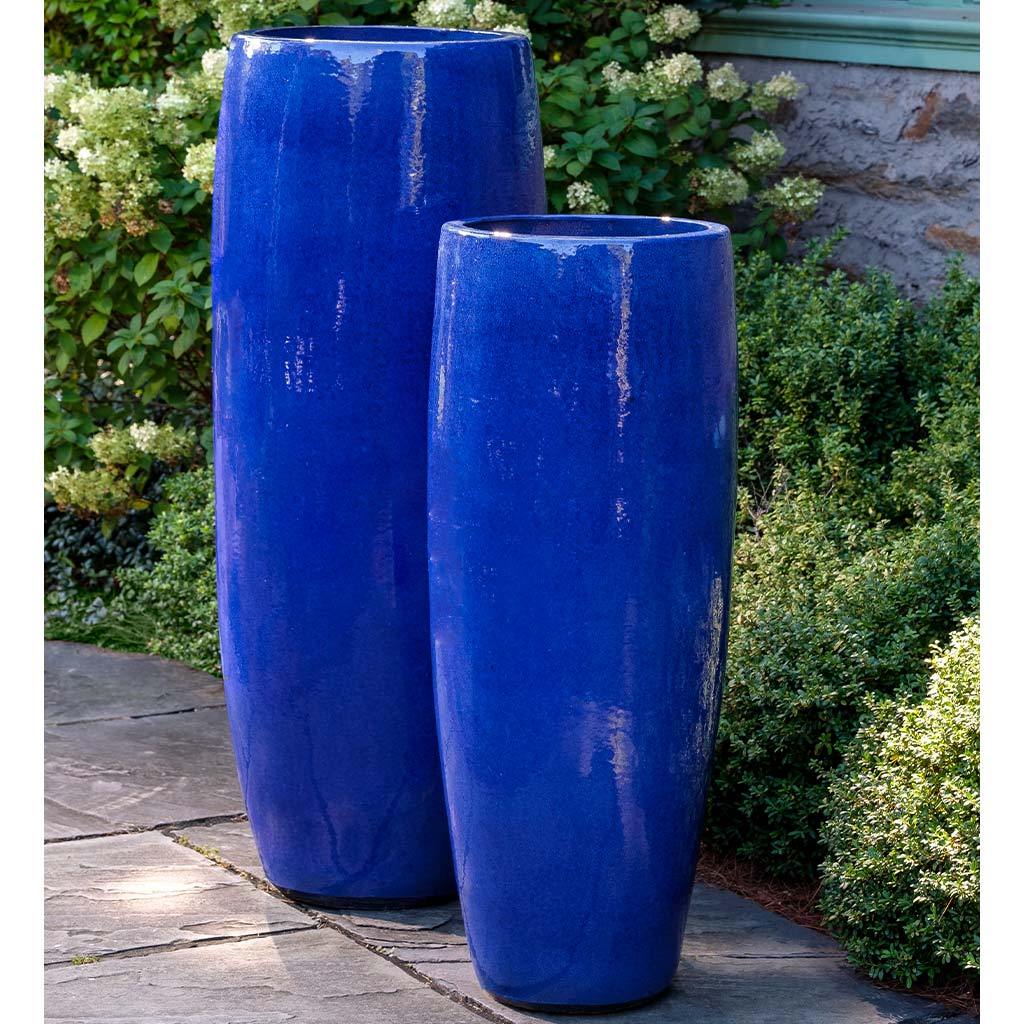 Sabine Planter, Tall || Riviera Blue