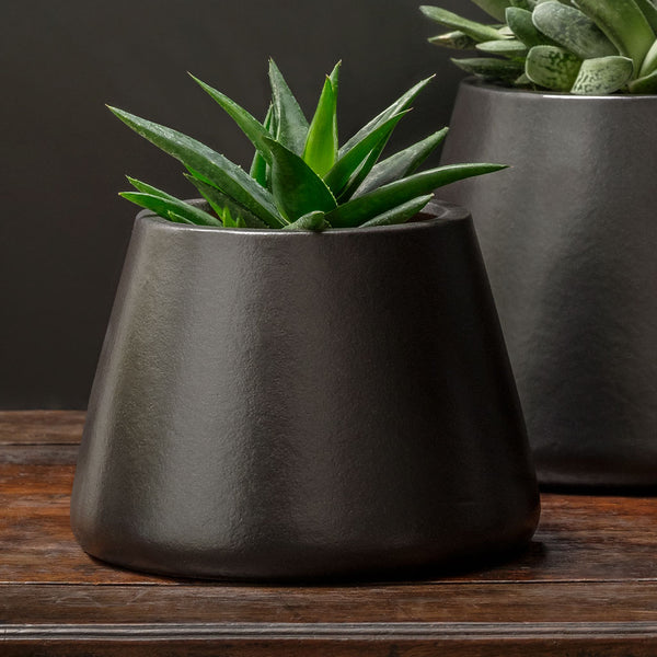 artisan plant pots Artisan Pot, Medium || Matte Black