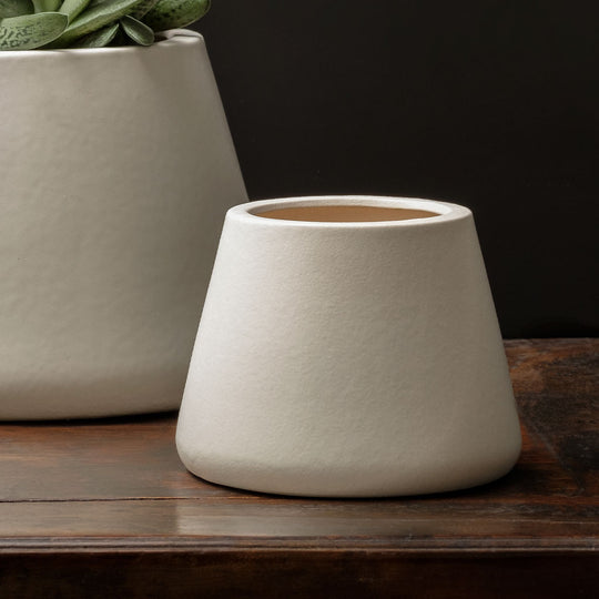 Artisan Pot, Small || Matte White