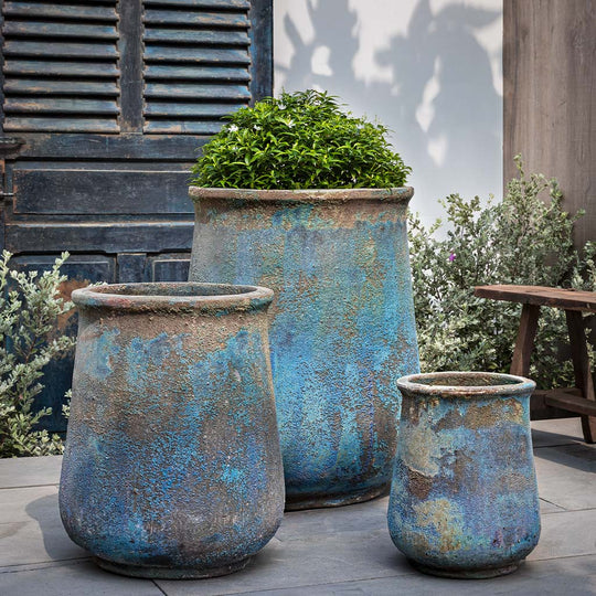 Jerez Planter || Blue Verdigris