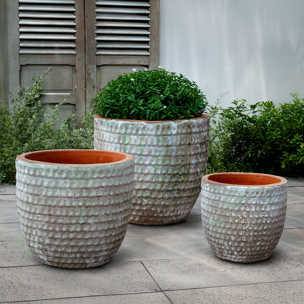 Dimple Planter (see color variant images) || Murano Fresco