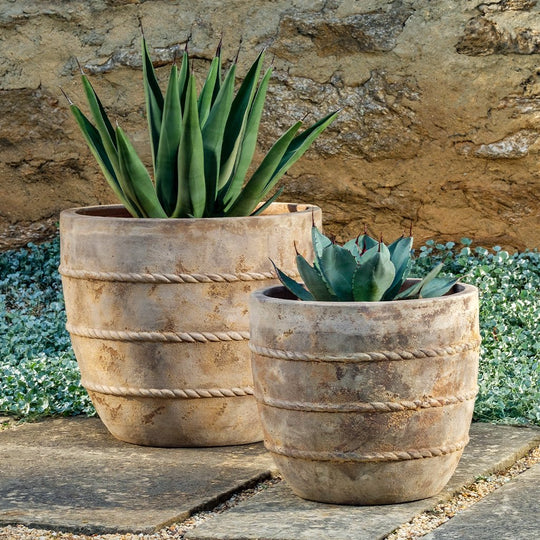 Santorini Planter || Antico Terra Cotta