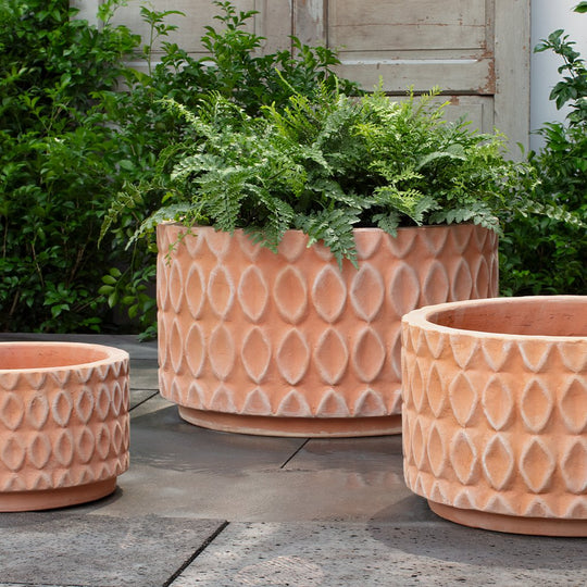 Oriel Planter, Low || Terra Cotta