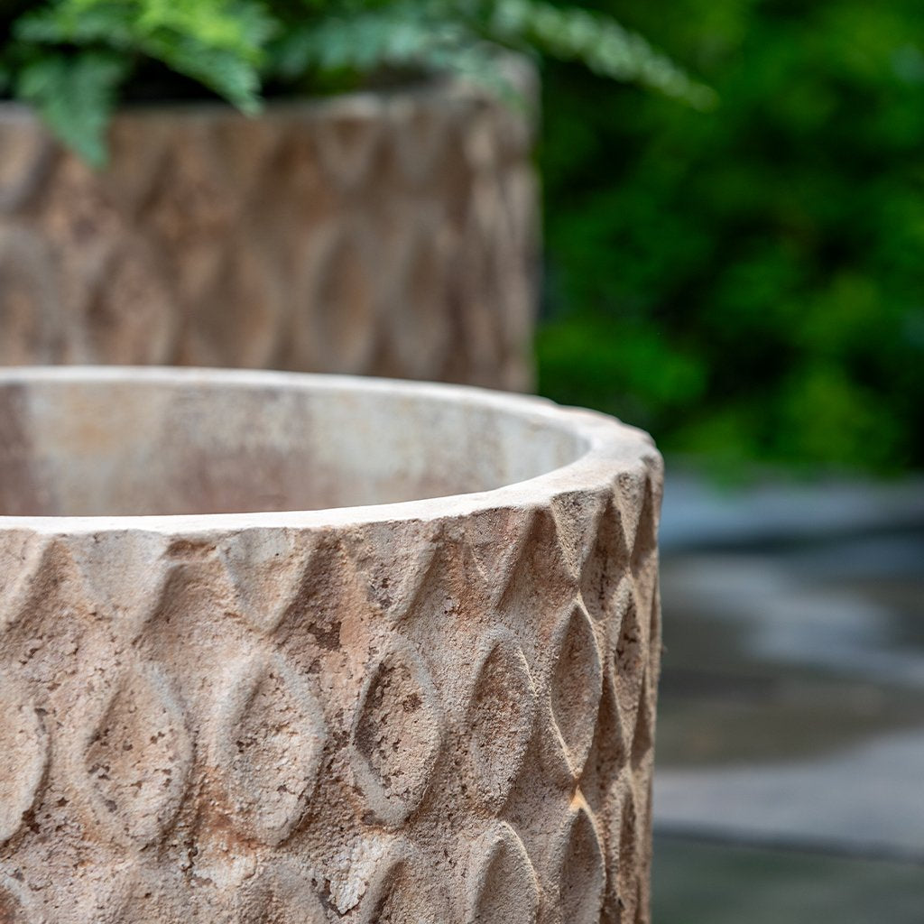 Oriel Planter, Low || Antico Terra Cotta