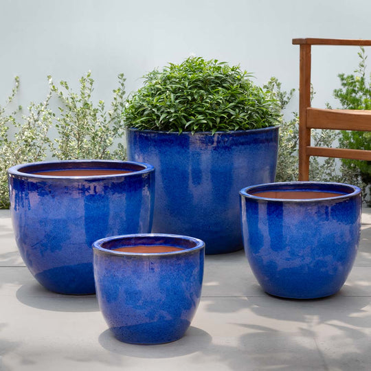 Cora Planter || Riviera Blue