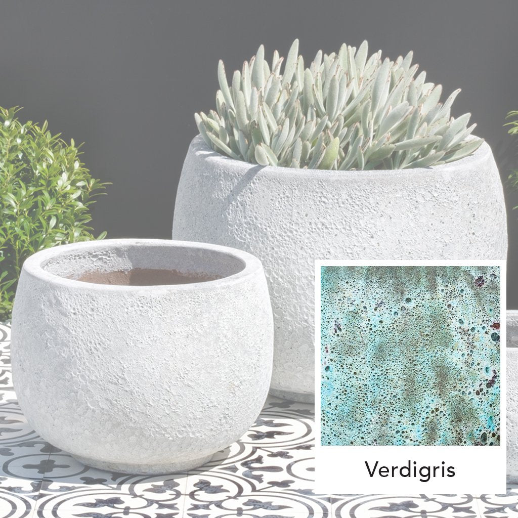 Cantagal Planter || Verdigris