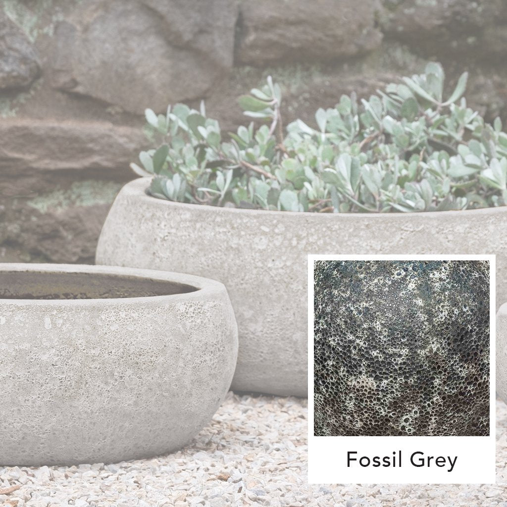 Zaha Planter || Fossil Grey