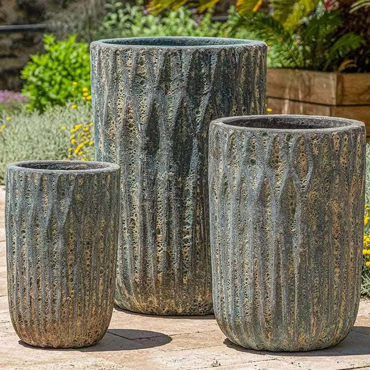 Brera Planter || Aqua Blue Coral