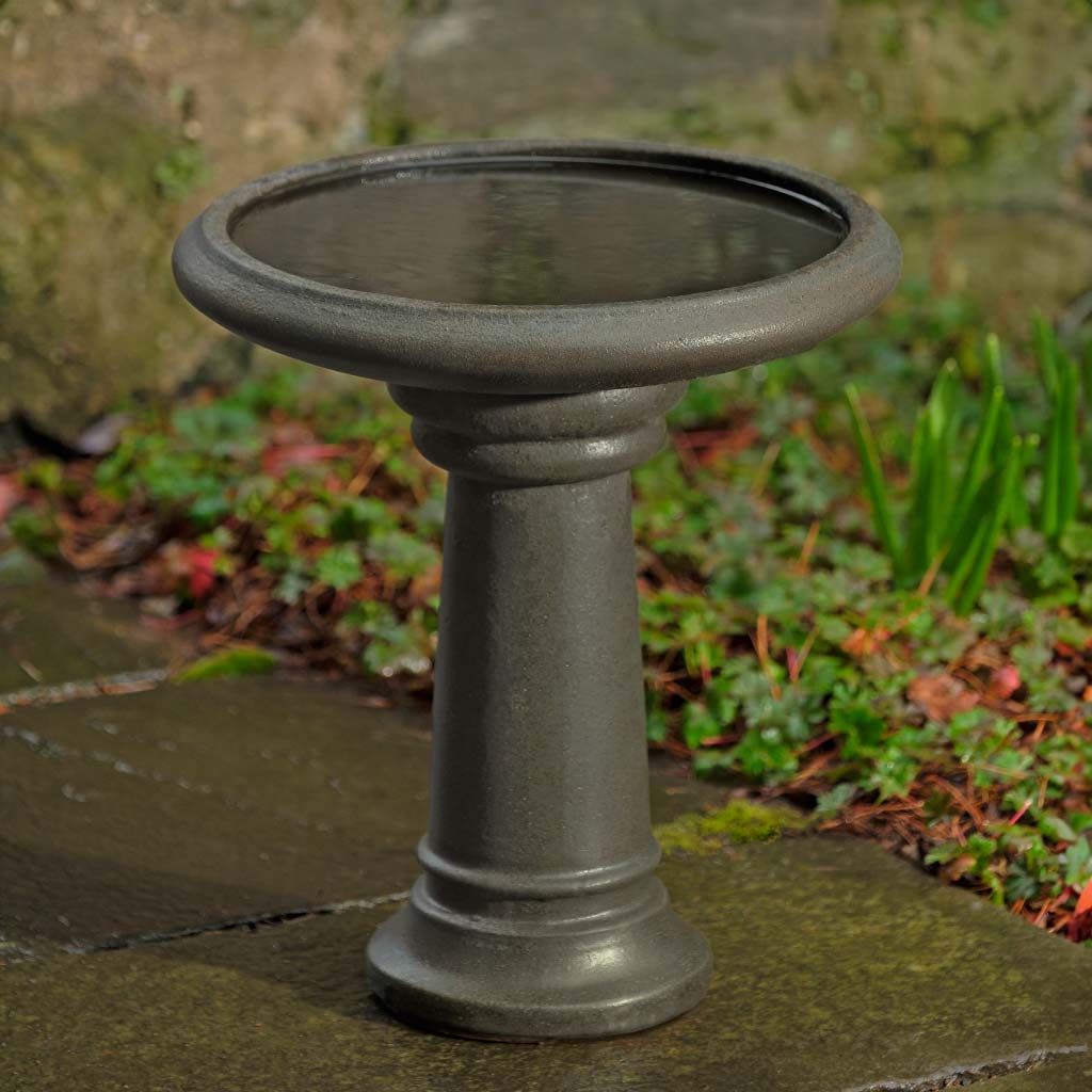 Terrace Birdbath || Antique Glaze