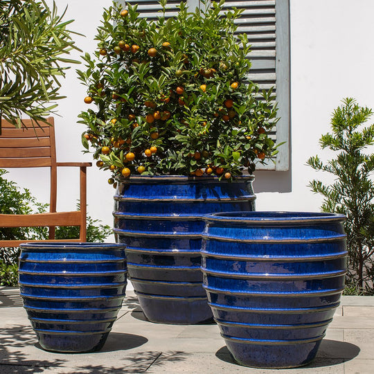 Vari Planter || Antique Riviera Blue