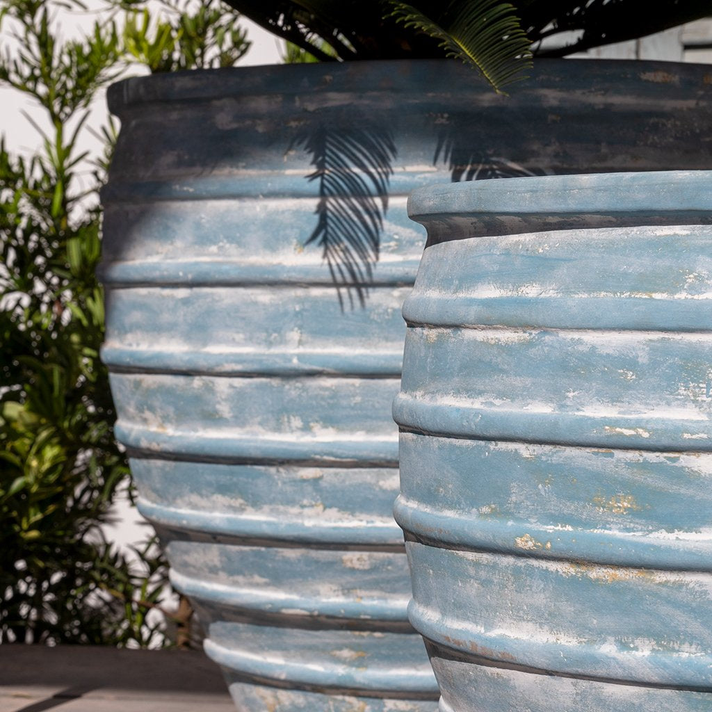 Vari Planter || Murano Celeste