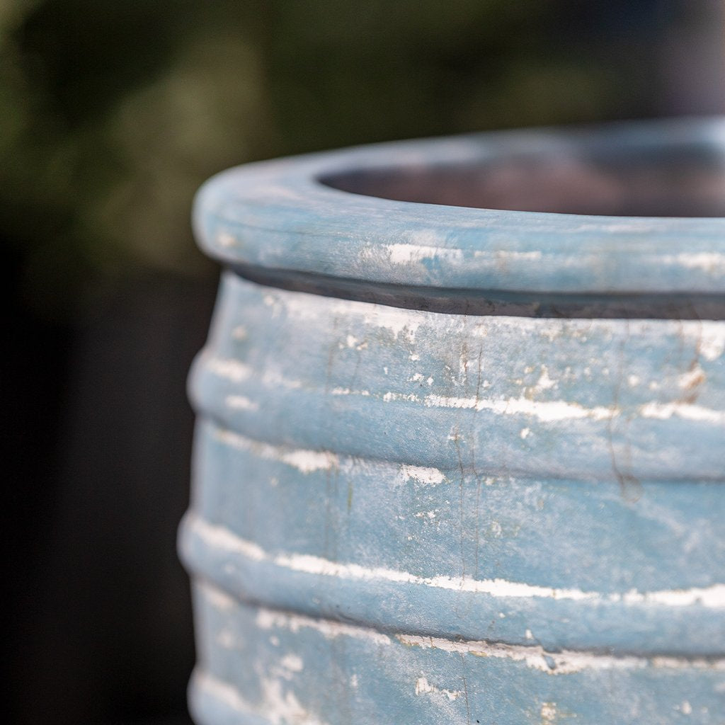 Vari Planter || Murano Celeste