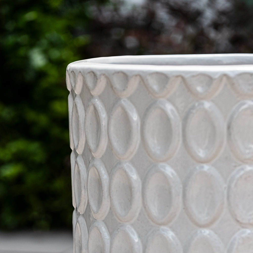 Oriel Planter || Antique White