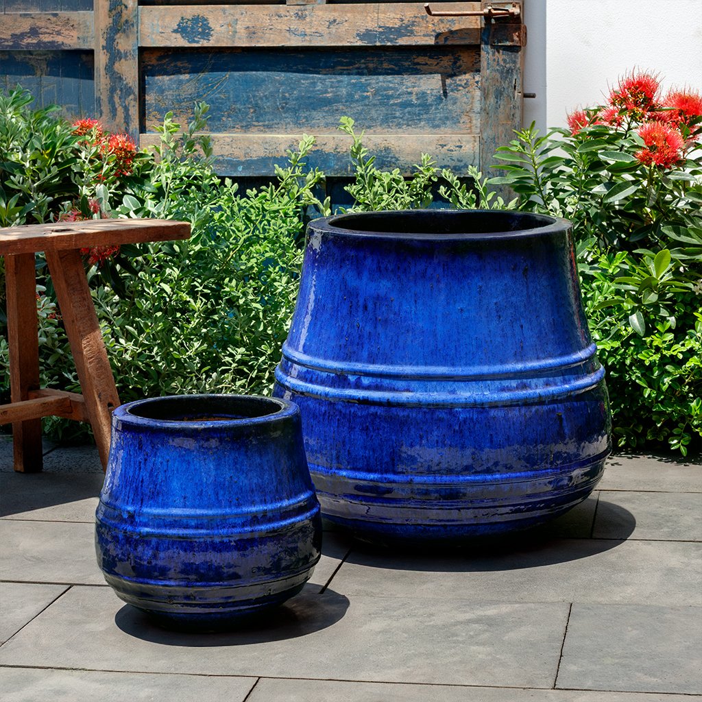 Citron Planter || Riviera Blue
