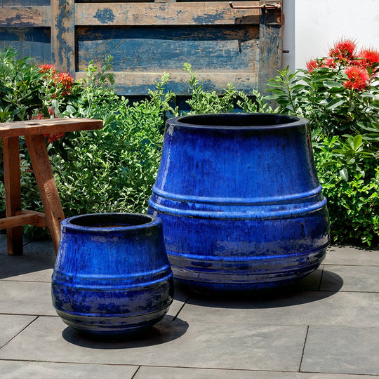 Citron Planter || Riviera Blue
