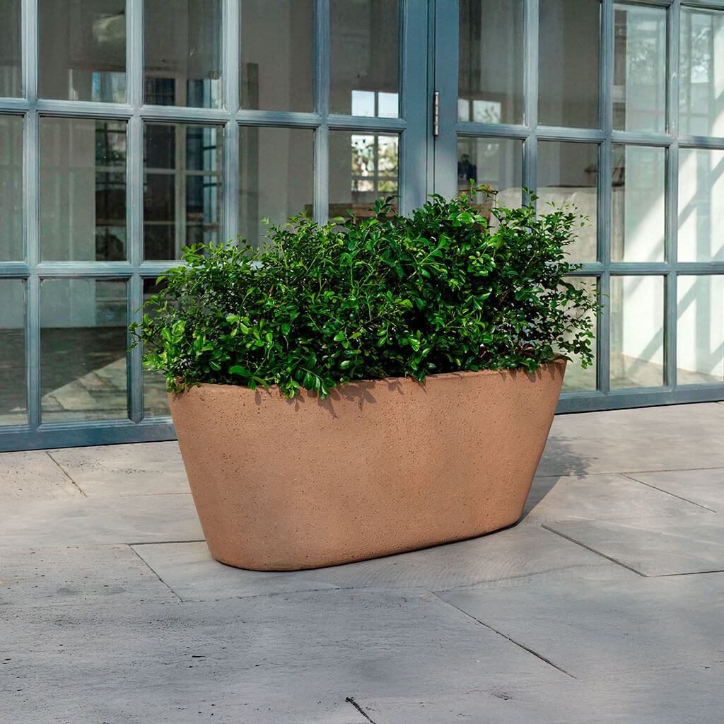 Chelsea Oval Window Box || Sandblasted