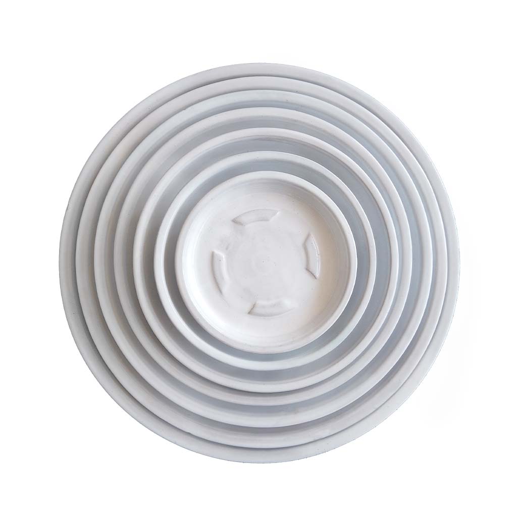 Saucer || Antique White