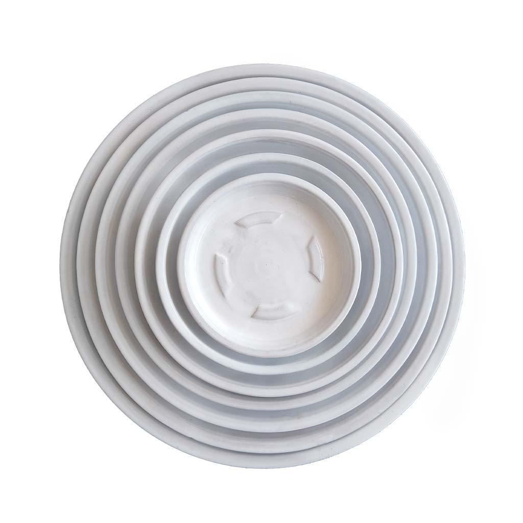 Saucer || Antique White