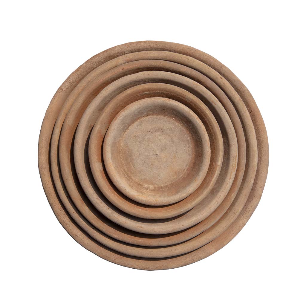 8" Saucers || Antico Terra Cotta