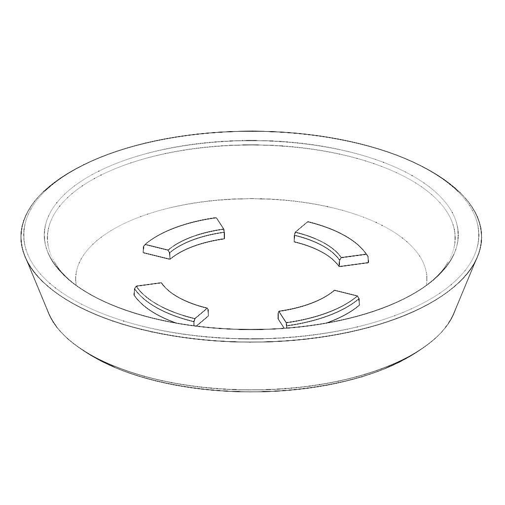 Saucer || Bronze