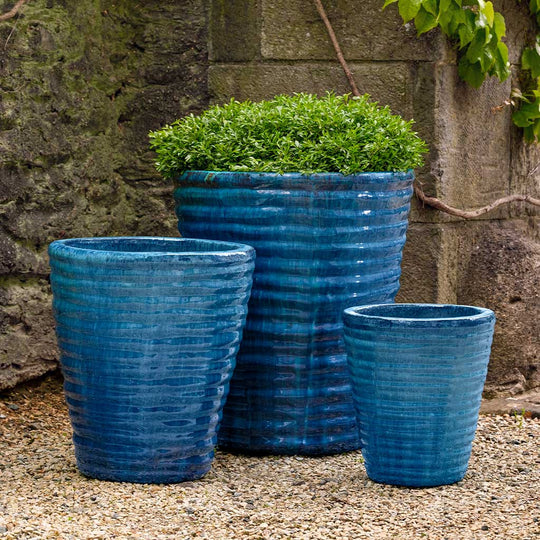 Round Ruffle Planter || Mediterranean