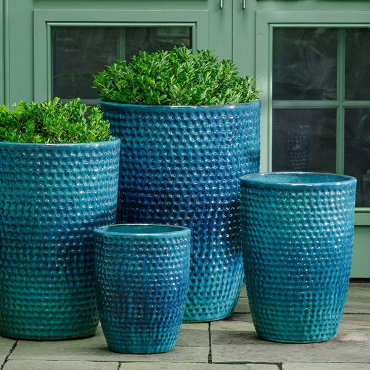 Coin Pot, Tall || Aqua