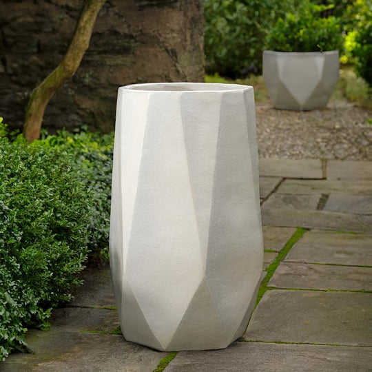 Prism Planter, Tall || White