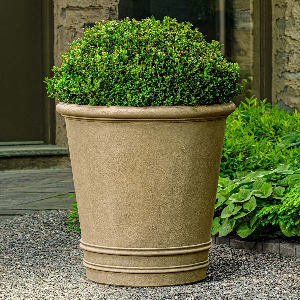 Round Rolled Rim Planter || Terra Antique