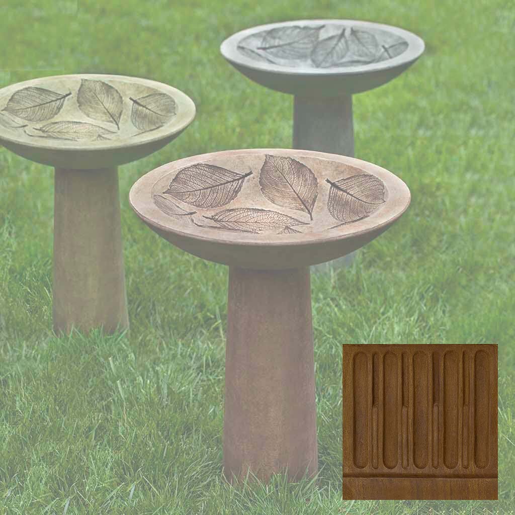 Hydrangea Leaf Birdbath | Shop-campania