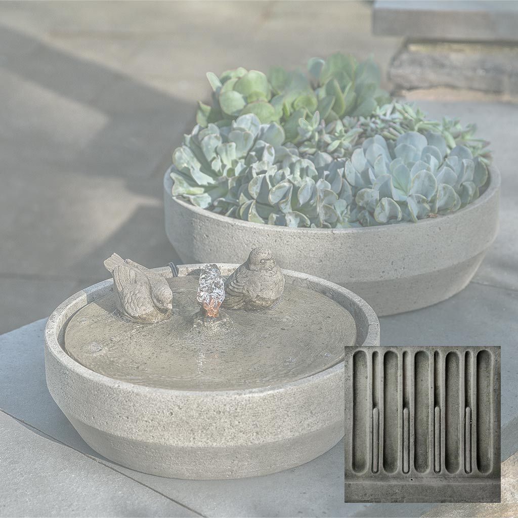 Beveled Songbird Fountain