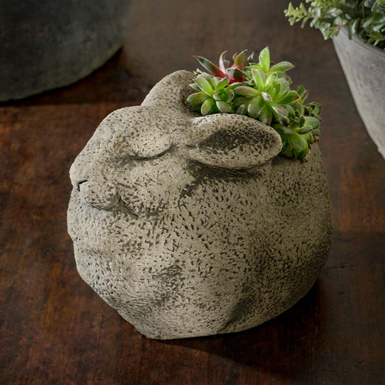 Stone Bunny Planter