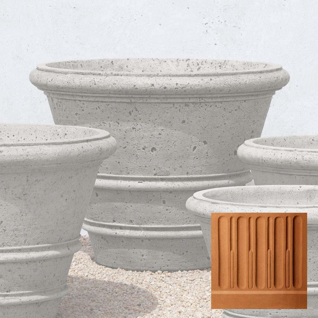 Textured Rolled Rim Planter, Large