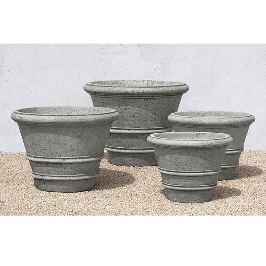 Textured Rolled Rim Planter, Large