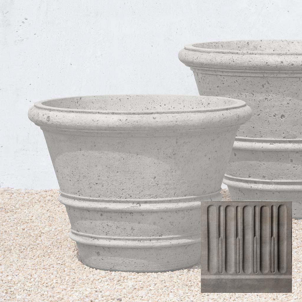 Textured Rolled Rim Planter, Large