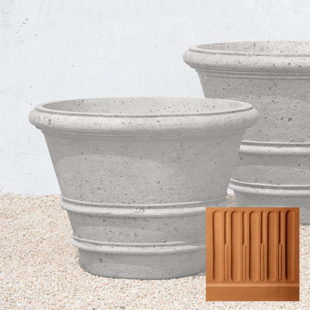 Textured Rolled Rim Planter, Large