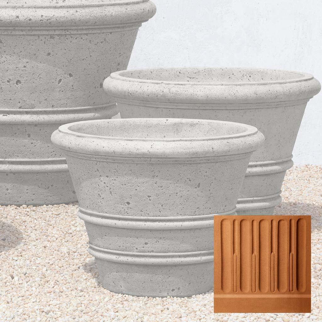 Textured Rolled Rim Planter, Large