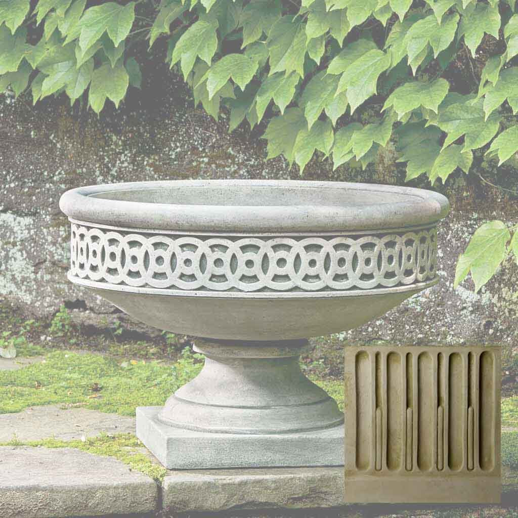 Williamsburg Low Fretwork Urn
