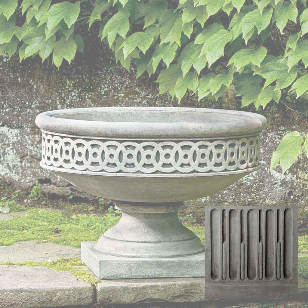 Williamsburg Low Fretwork Urn