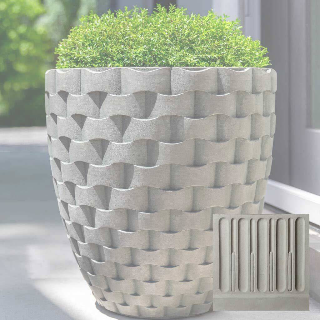 M Weave Round Planter - Tall