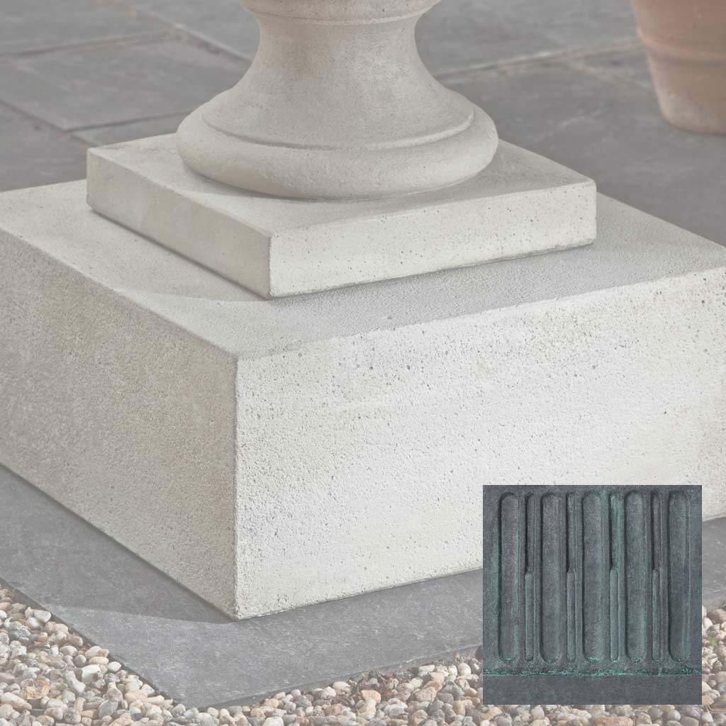 Textured Low Square Pedestal