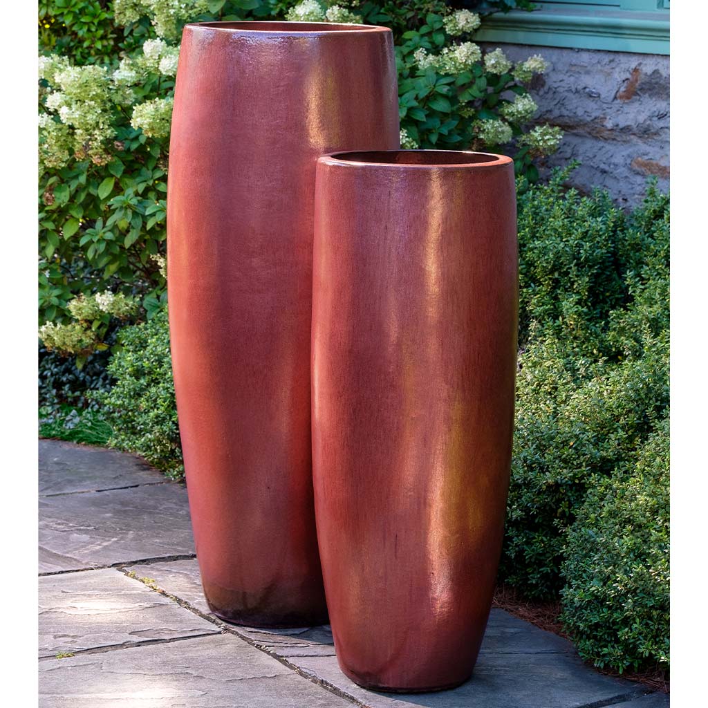 Sabine Planter, Tall || Maple Red