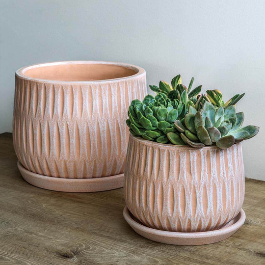 Parabola Large Round Planter || Shell Pink