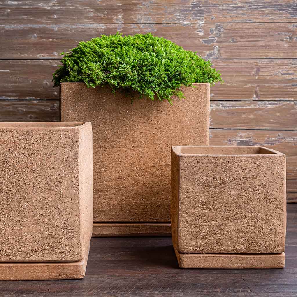 Campania International I/O Cube in Peat set of 3