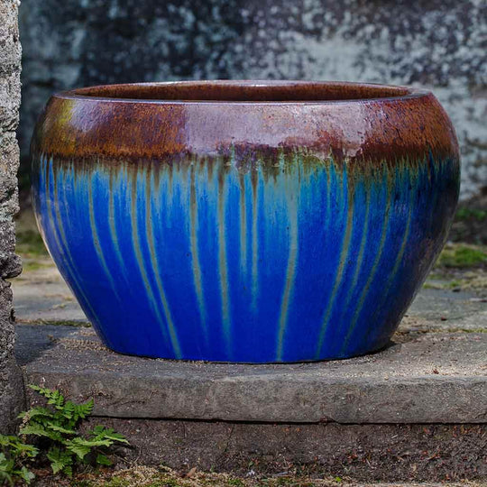 Maia Planter || Bronze Blue
