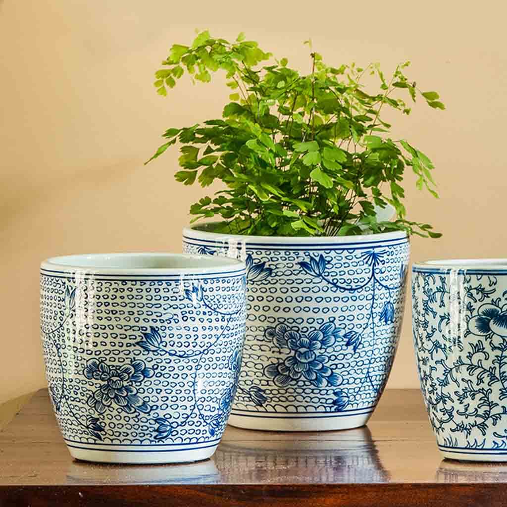 Cylinder Planter Glazed - Thumbnail 3