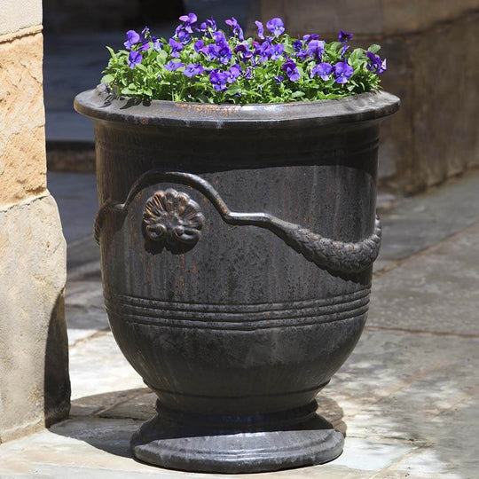 Coquille Anduze Urn || Antique Glaze