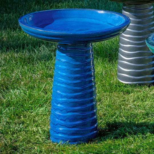 Ipanema Birdbath || Cerulean Blue